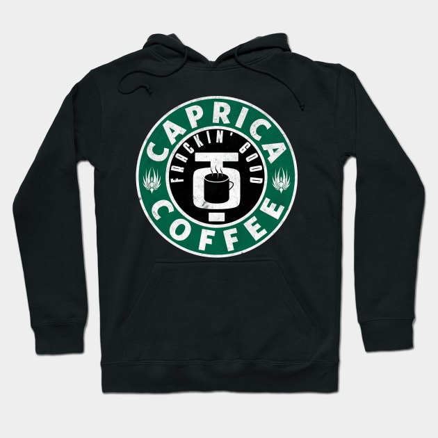 Caprica Coffee (green) Hoodie by JohnLucke